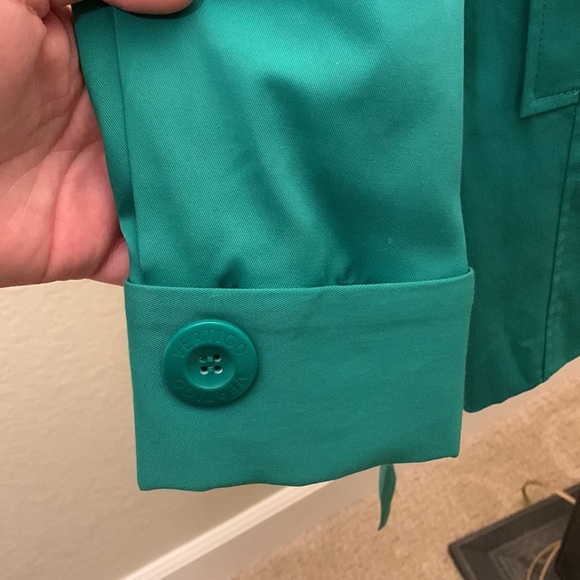 Vertigo Paris green trench coat size M - Picture 5 of 9